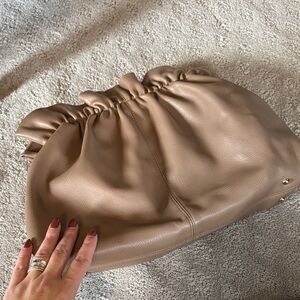 Cato Tan Leather Shoulder Bag